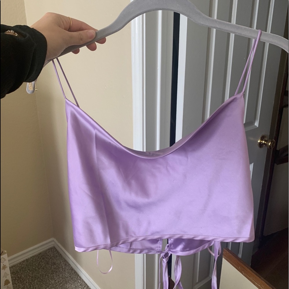 Cotton Candy LA crop top